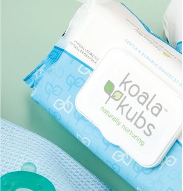 Lingettes naturelles pour bébés Koala Kubs- EQlib