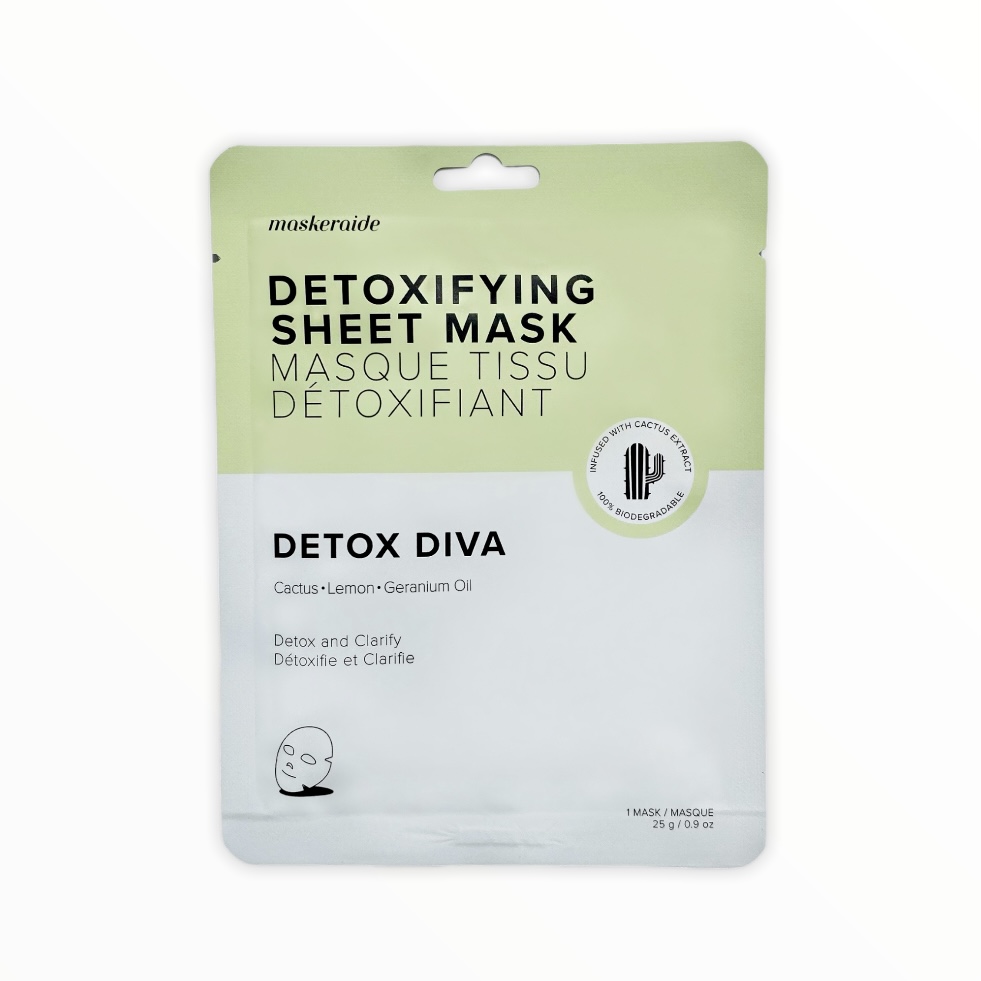 MaskerAide Diva Detoxifying Sheet Mask | EQlib Medispa